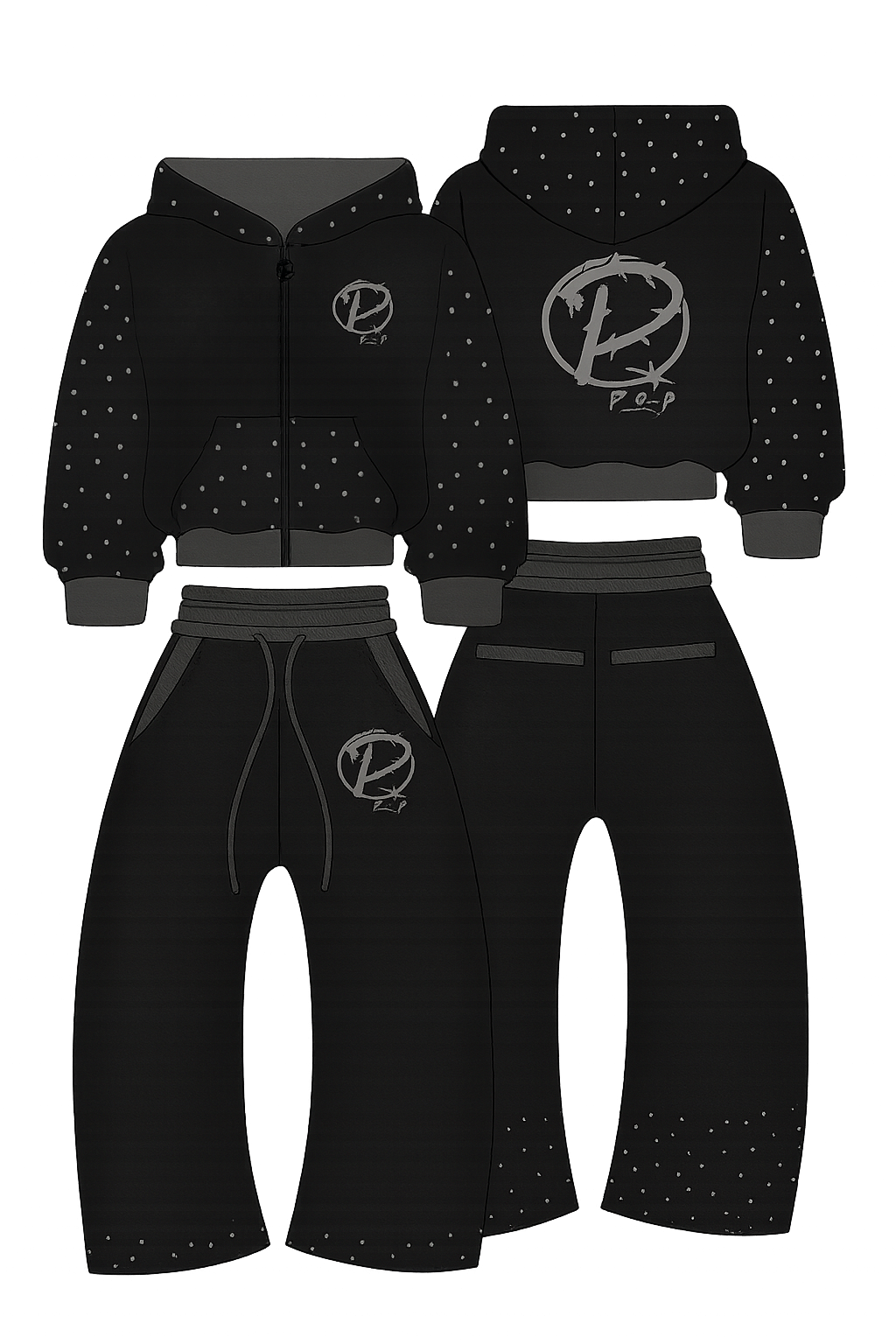 P.O.P | Set (Hoodie + Sweatpants)